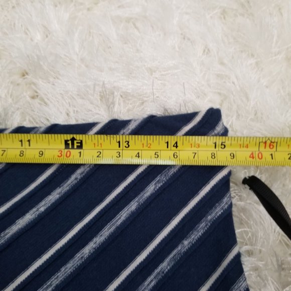 BB Dakota Bodycon Striped Skirt Large Medium - Picture 7 of 8